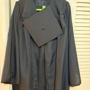 Black Oak Hall Graduation Gown and Cap Set
